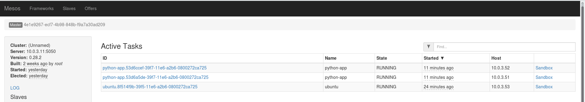 Mesos. Cluster Management - 18