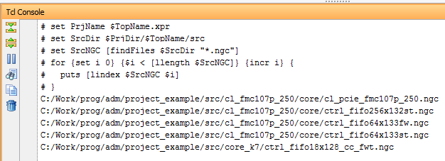 Использование TCL в разработке на FPGA - 5