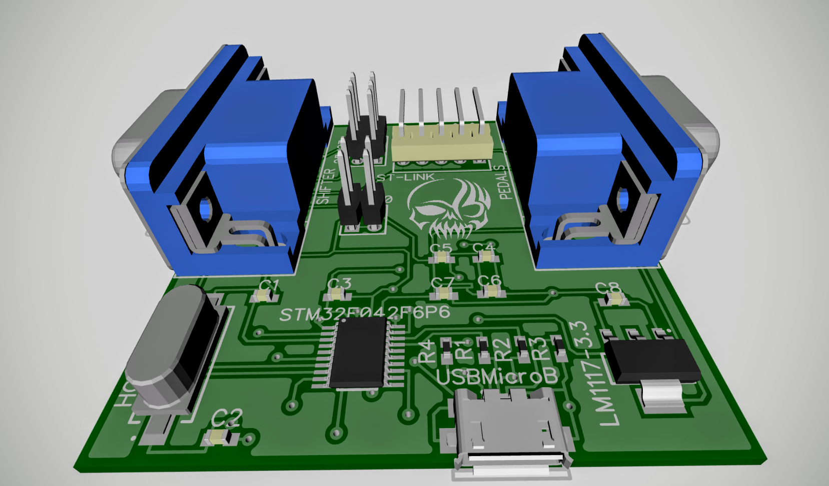 Адаптер педалей и-или шифтера Logitech G25-G27 на STM32 - 3