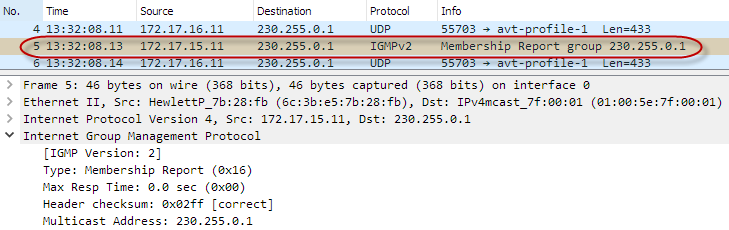 Оптимизация передачи multicast-трафика в локальной сети с помощью IGMP snooping - 16