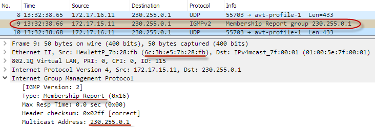 Оптимизация передачи multicast-трафика в локальной сети с помощью IGMP snooping - 18