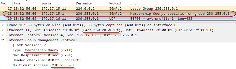 Оптимизация передачи multicast-трафика в локальной сети с помощью IGMP snooping - 20