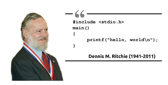 Персона: Деннис Ритчи — создатель языка С и ОС UNIX - 1