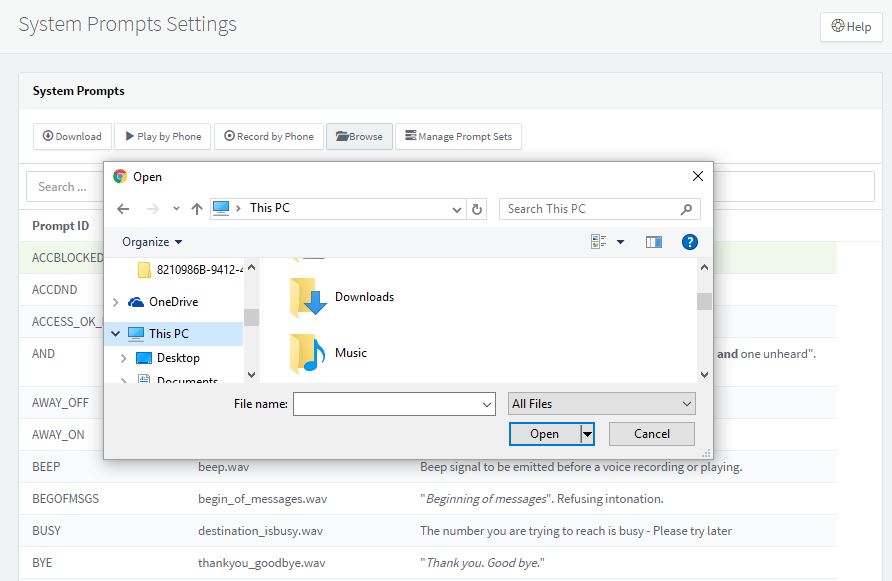 Создаем локализованное системное голосовое меню в 3CX - 4 System Prompts Replace