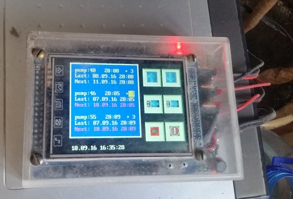 Полив растений по расписанию (STM32F103) - 1