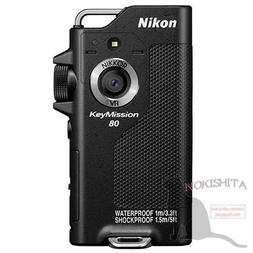 Камера Nikon KeyMission 80 оснащена сенсорным дисплеем размером 1,1 дюйма
