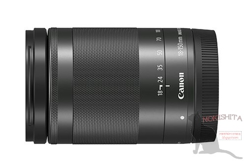 Появились изображения и спецификации объектива Canon EF-M 18-150mm IS STM