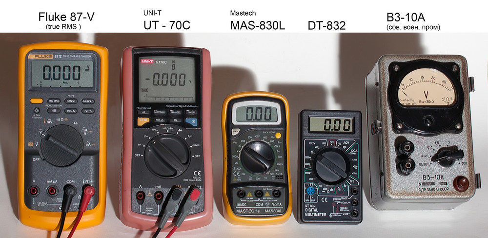 Тестирование мультиметров, а также об ошибках измерения - 2 Тестирование мультиметров, а также об ошибках измерения - 2
