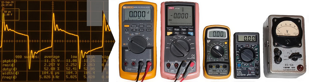 Тестирование мультиметров, а также об ошибках измерения - 1 Тестирование мультиметров, а также об ошибках измерения - 1