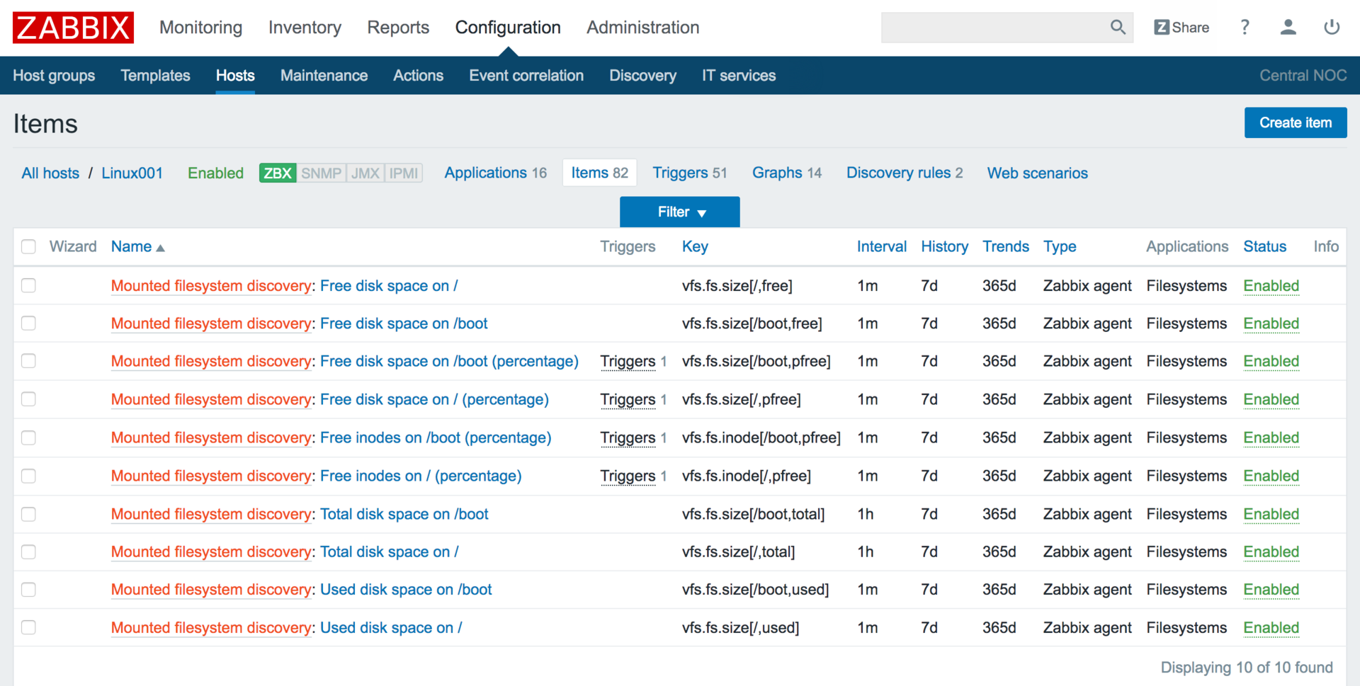 Вышел Zabbix 3.2 - 10