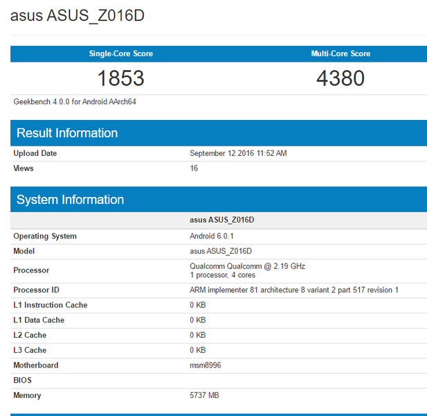 SoC Snapdragon 821 засветился в базе Geekbench