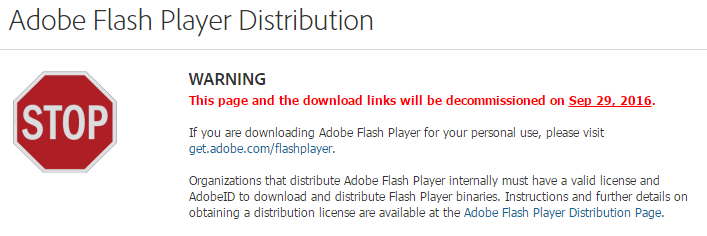 В конце месяца Adobe уберет ссылки на скачивание Flash со своего сайта - 2