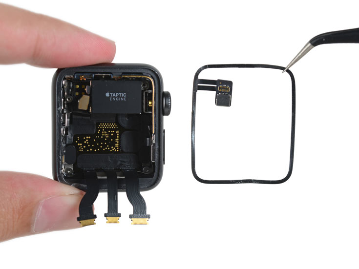 Специалисты iFixit разобрали умные часы Apple Watch 2