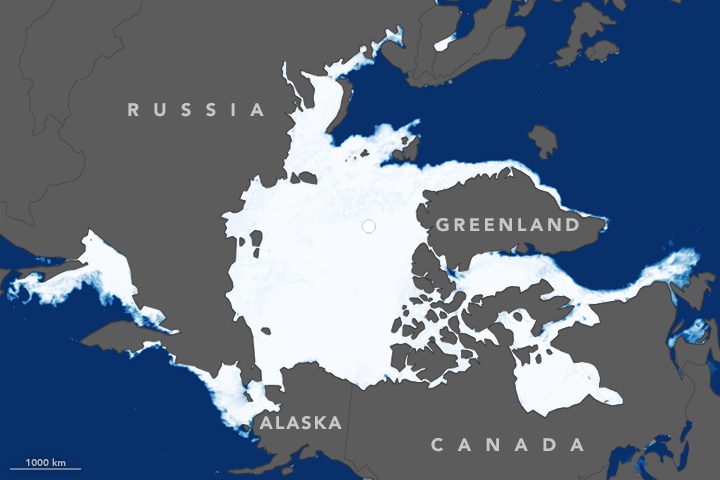 Размеры ледового покрова в Северном Ледовитом океане побили рекордный минимум 2007 года - 3
