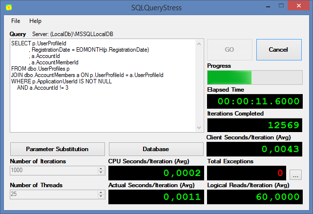 Тестирование производительности баз данных при помощи tSQLt и SQLQueryStress - 1