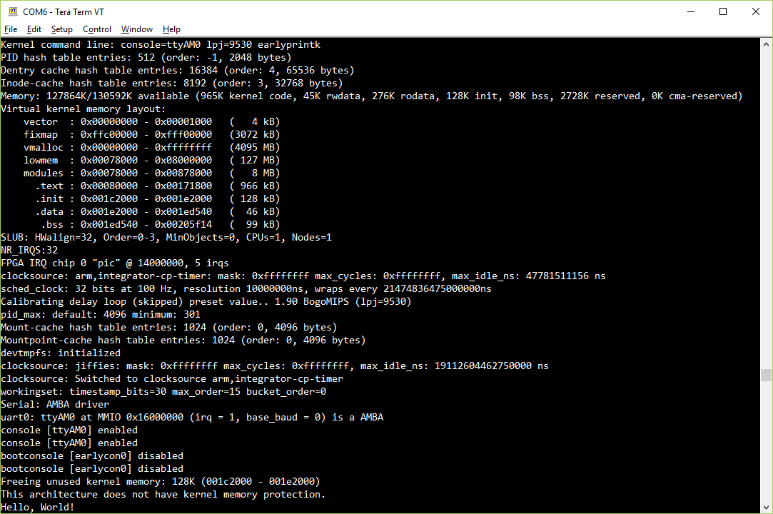 Запускаем Linux на FPGA: Hello, World - 5