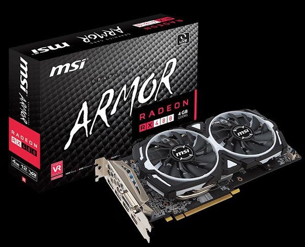 Radeon RX 480 Armor 4G OC