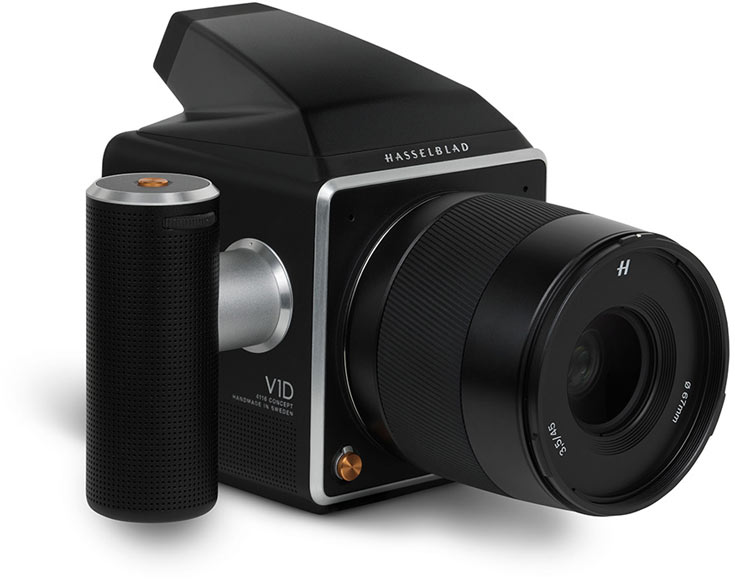 Корпус камеры Hasselblad V1D 4116 Concept изготовлен фрезерованием из алюминиевого бруска