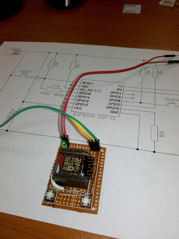 Панелька для ESP8266 ESP-12 - 12