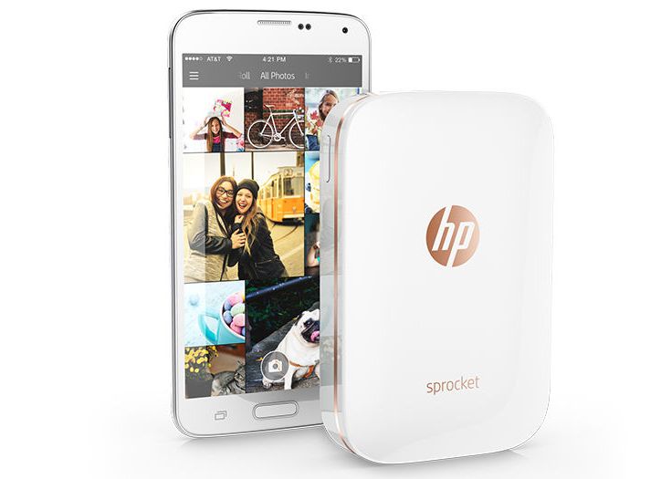 Принтер HP Sprocket, печатающий на бумаге ZINK, оценивается в 130 долларов