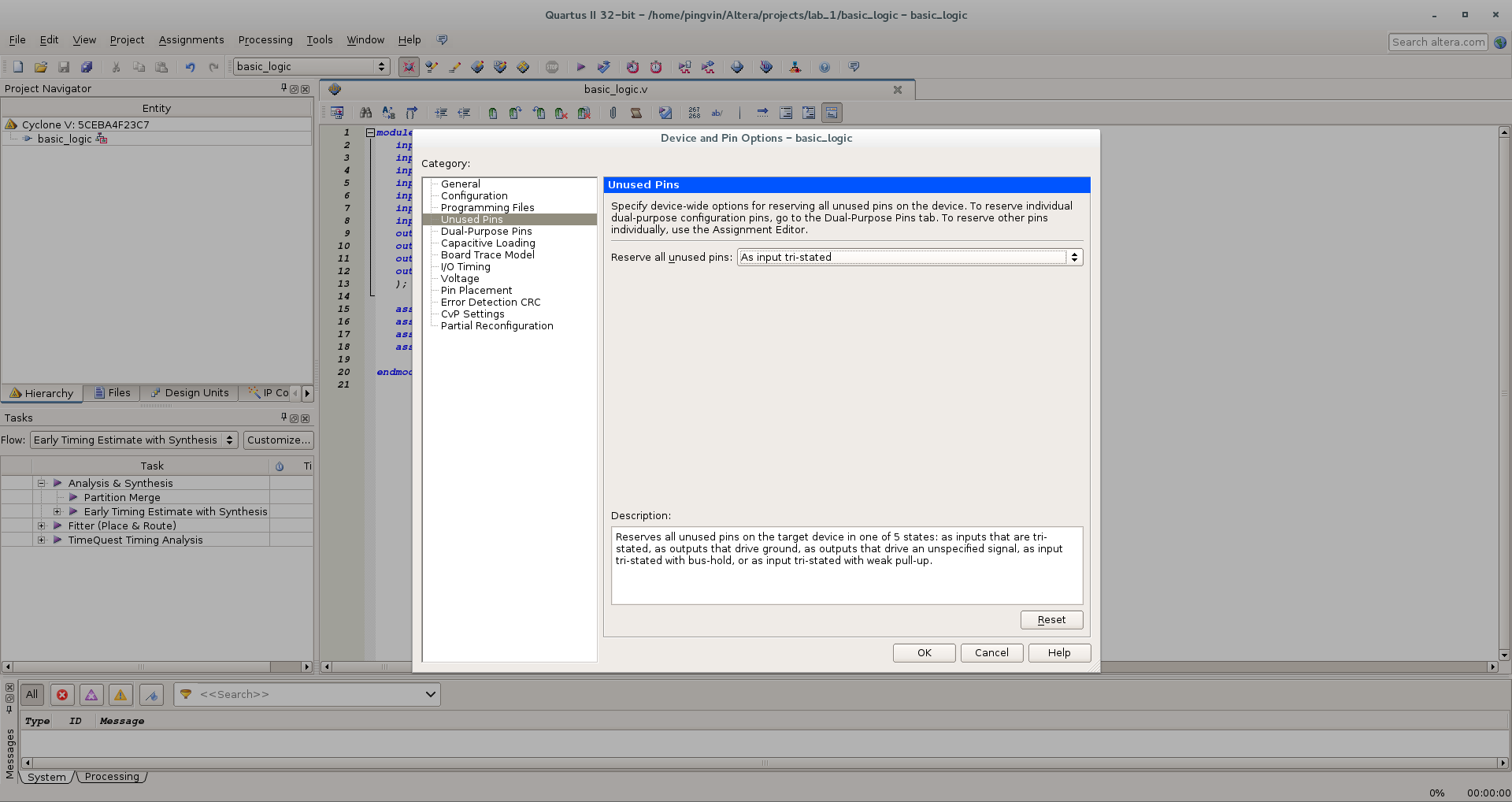 Первый проект на FPGA Altera и подключение USB-Blaster в Linux - 13