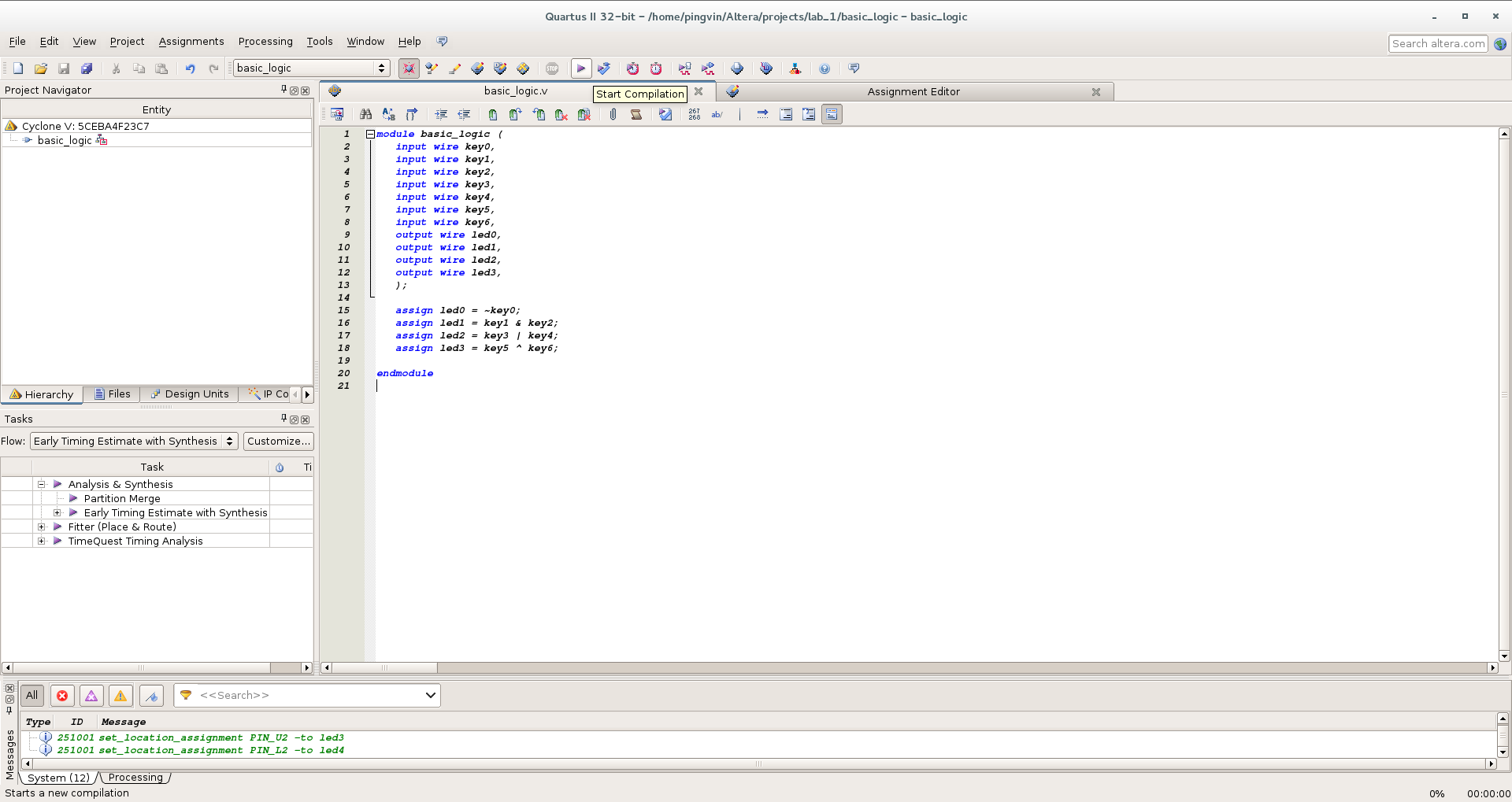 Первый проект на FPGA Altera и подключение USB-Blaster в Linux - 16