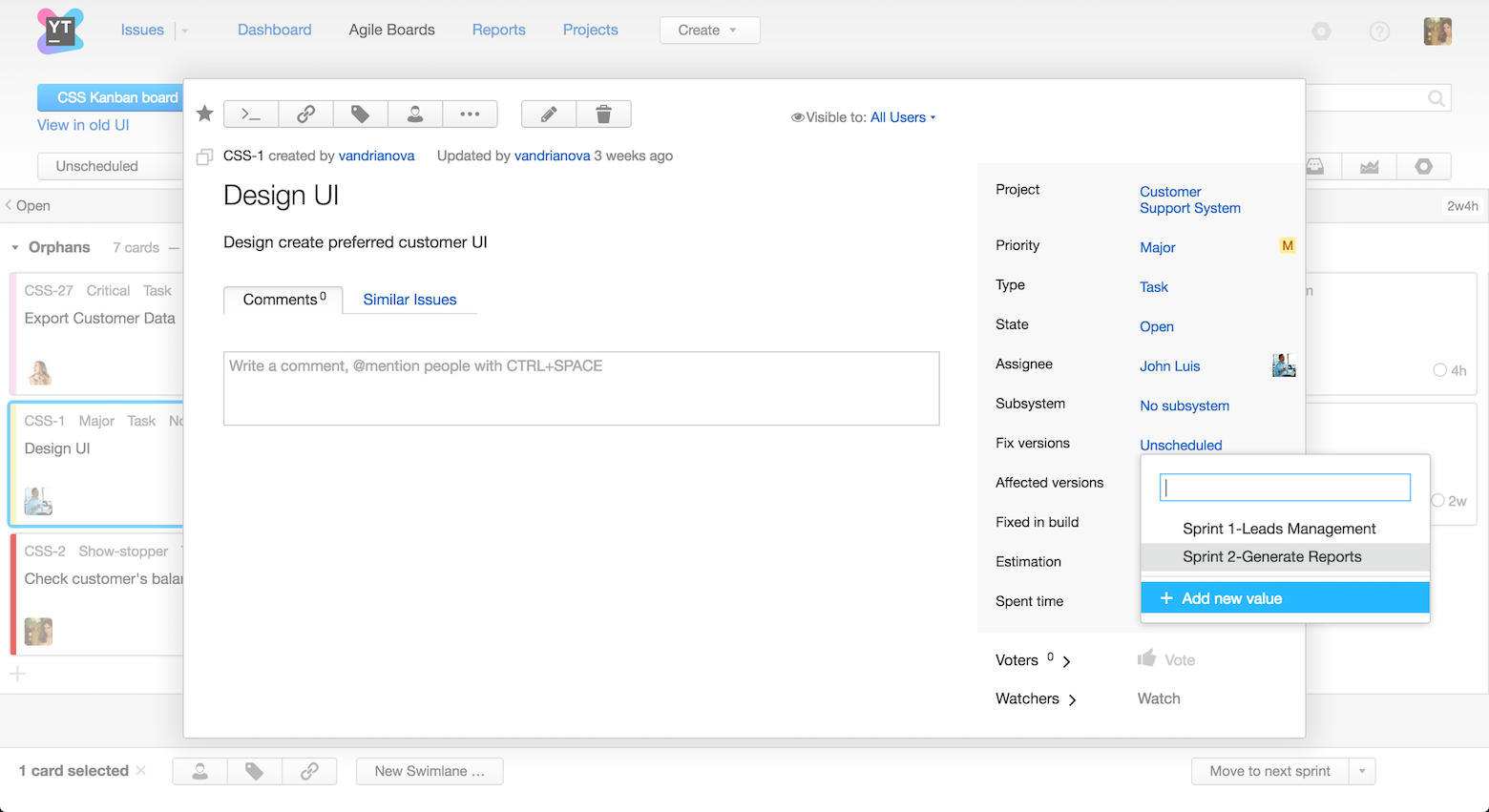 Релиз YouTrack 7.0: новая концепция Agile доски, диаграмма Ганта и многое другое - 11 image