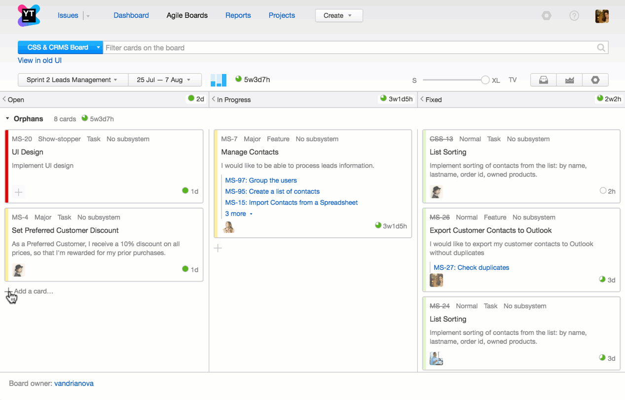 Релиз YouTrack 7.0: новая концепция Agile доски, диаграмма Ганта и многое другое - 4 image