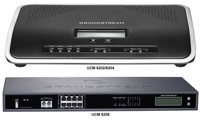 Новая линейка гибридных IP-АТС Grandstream UCM6200 - 2