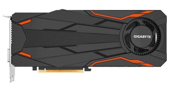 Видеокарта Gigabyte GeForce GTX 1080 Turbo OC 8G оснащается турбиной