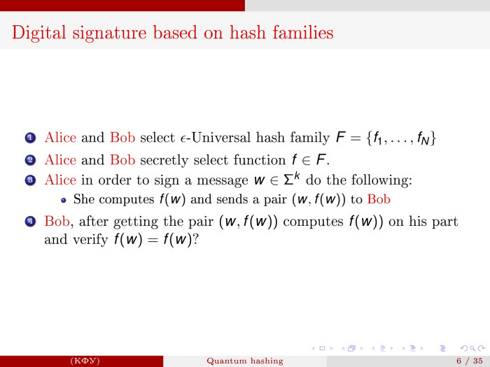 Квантовое хеширование. Лекция в Яндексе - 5 Квантовое хеширование. Лекция в Яндексе - 5