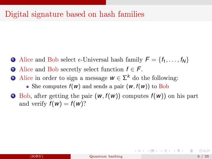 Квантовое хеширование. Лекция в Яндексе - 5