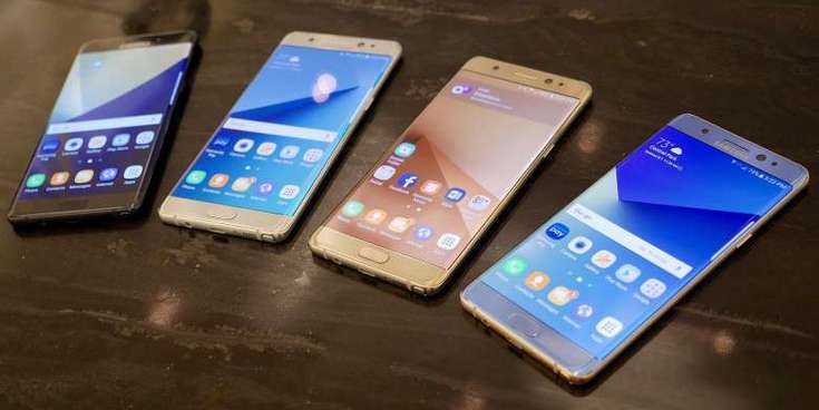 Производство смартфонов Samsung Galaxy Note7 приостановлено