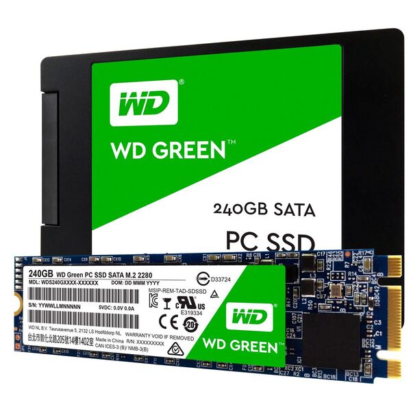 Представлены твердотельные накопители WD Blue и WD Green