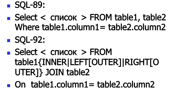 История языков программирования: SQL- стандартизация длиною в жизнь - 5