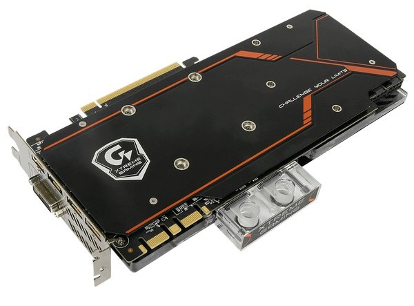 Видеокарта Gigabyte GeForce GTX 1080 Xtreme Gaming WaterForce WB 8G оснащена водоблоком