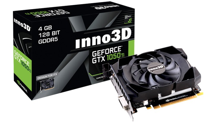 Inno3D представила четыре карты GeForce GTX 1050/1050 Ti