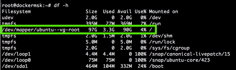 Добавляем места на диске для Linux–сервера в облаке Azure Pack Infrastructure, а заодно и разбираемся с LVM - 26