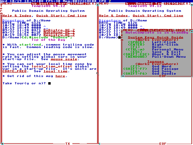 TempleOS: библейская операционная система, которую пишет шизофреник - 3