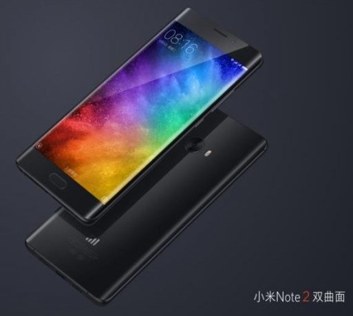 Представлен смартфон Xiaomi Mi Note 2, оснащенный изогнутым дисплеем, камерой разрешением 22,56 Мп и 6 ГБ ОЗУ