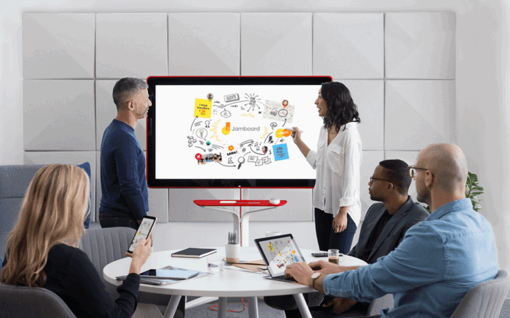 Устройство Google Jamboard стоит почти $6000