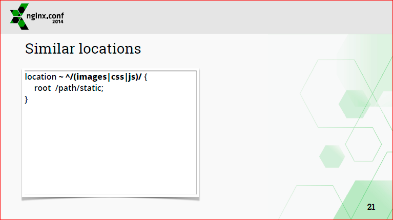 Nginx configuration