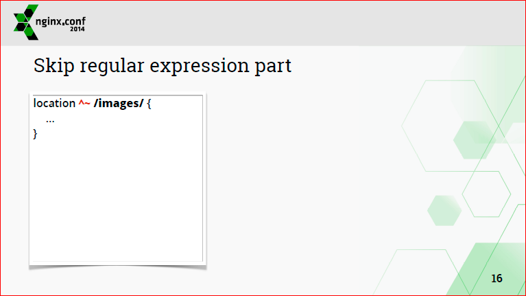 Nginx configuration