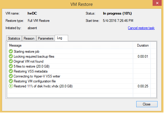 Восстановление контроллера домена из резервной копии с помощью Veeam - 2