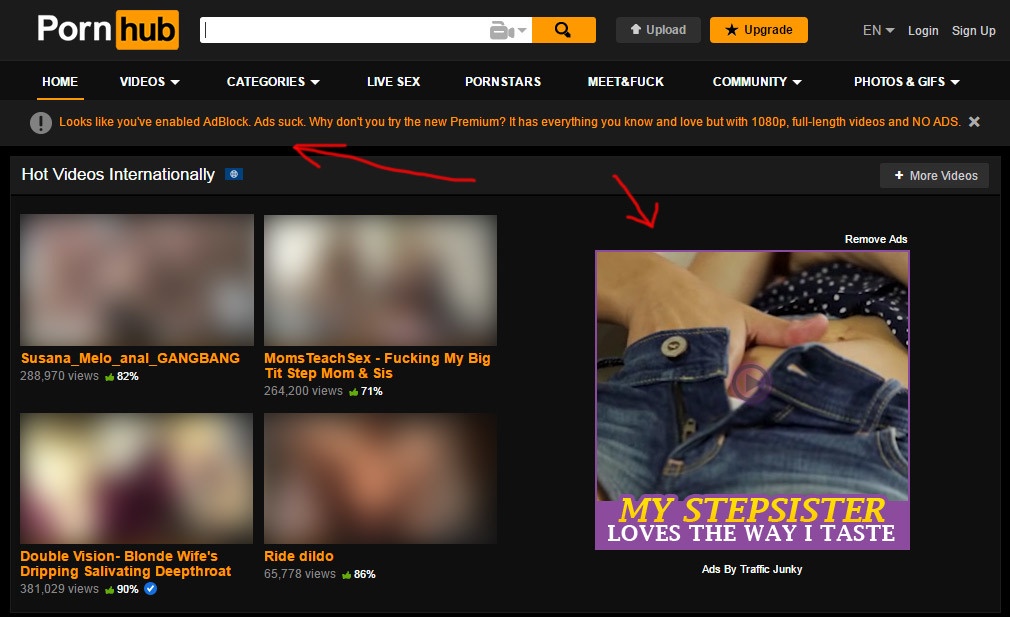 Pornhub обходит блокировщики рекламы с помощью вебсокетов - 1