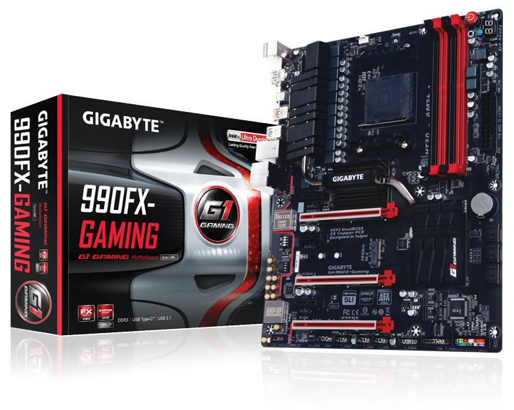 плата Gigabyte 990FX-Gaming