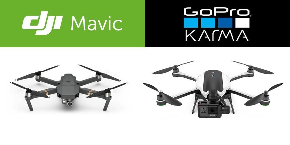 GoPro Karma vs DJI Mavic Pro: какой из двух складных дронов лучше? - 1