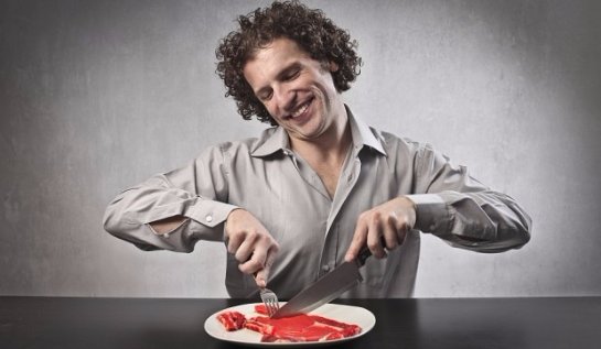 Чтобы быть умным надо есть мясо Чтобы быть умным надо есть мясо