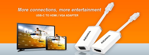 Adata USB-C TO HDMI / VGA ADAPTER