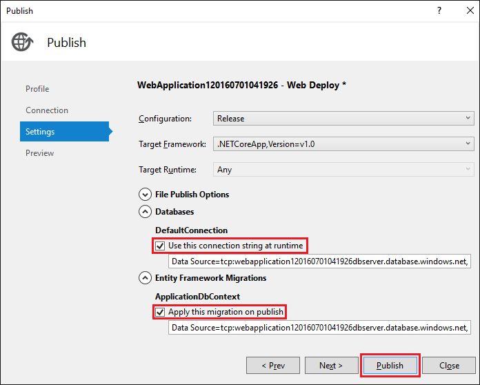 ASP.NET Core: Развертывание веб-приложения в службе приложений Azure с помощью Visual Studio - 17